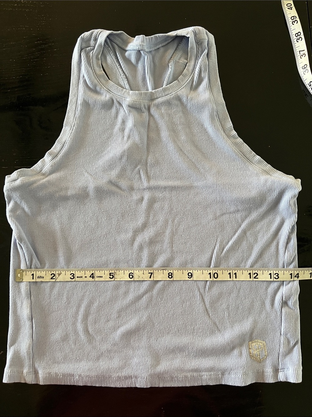 Born Primitive White Ribbed Cropped Tank - Picture 6 of 7